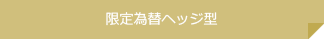 限定為替ヘッジ型